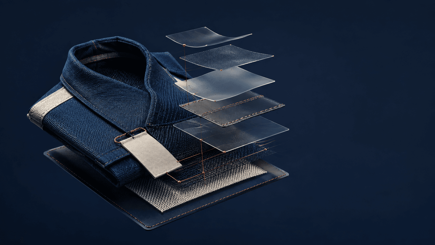 Editorial illustration for Alibaba.com workwear entry point: OEM/ODM labels still require sampling and change-control questions; it does not depict the source organization, event, or project.
