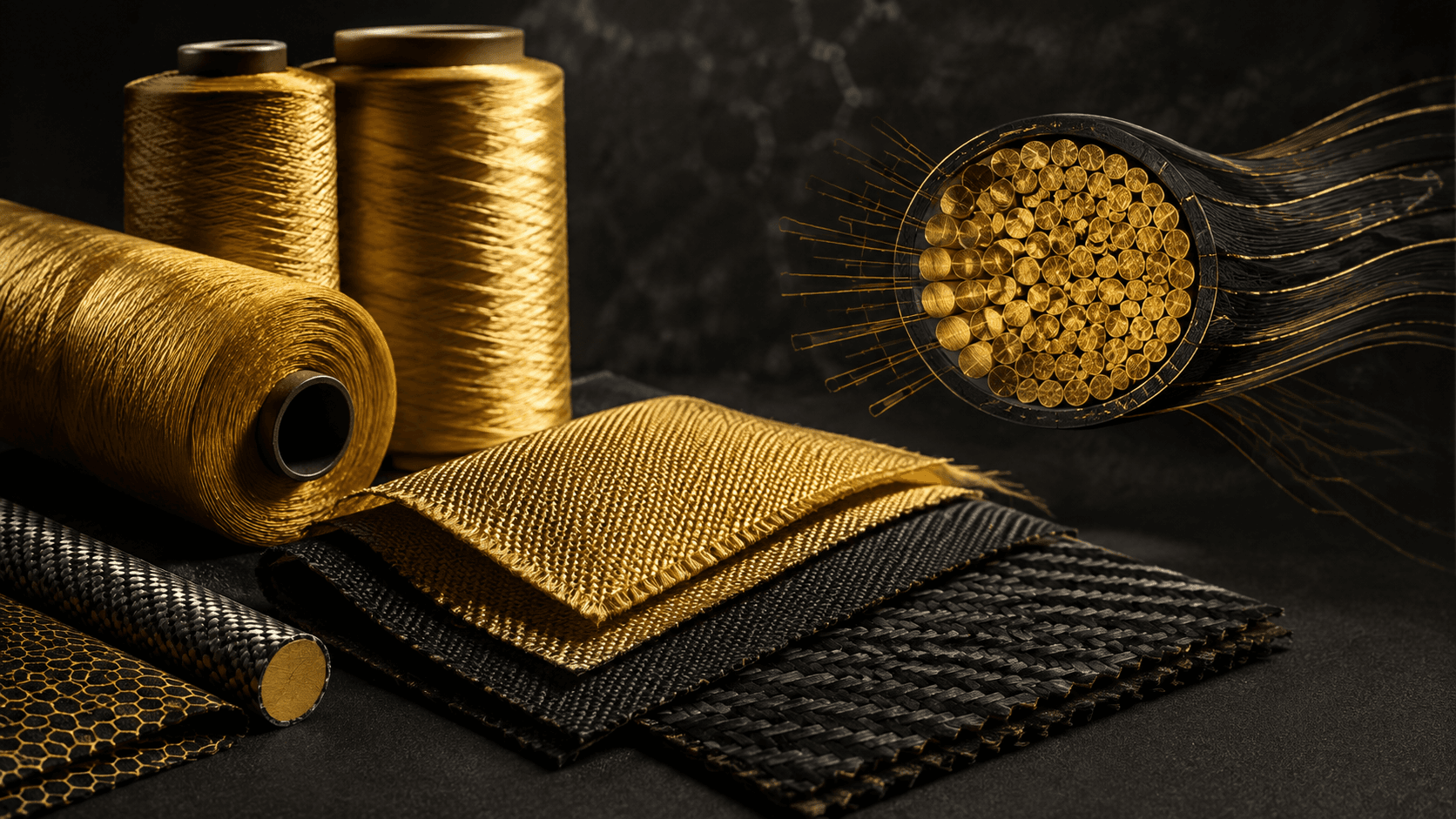 Editorial illustration for Taihe New Material: public profile for advanced textiles, safety protection, and aramid-material directions; it does not depict the source organization, event, or project.