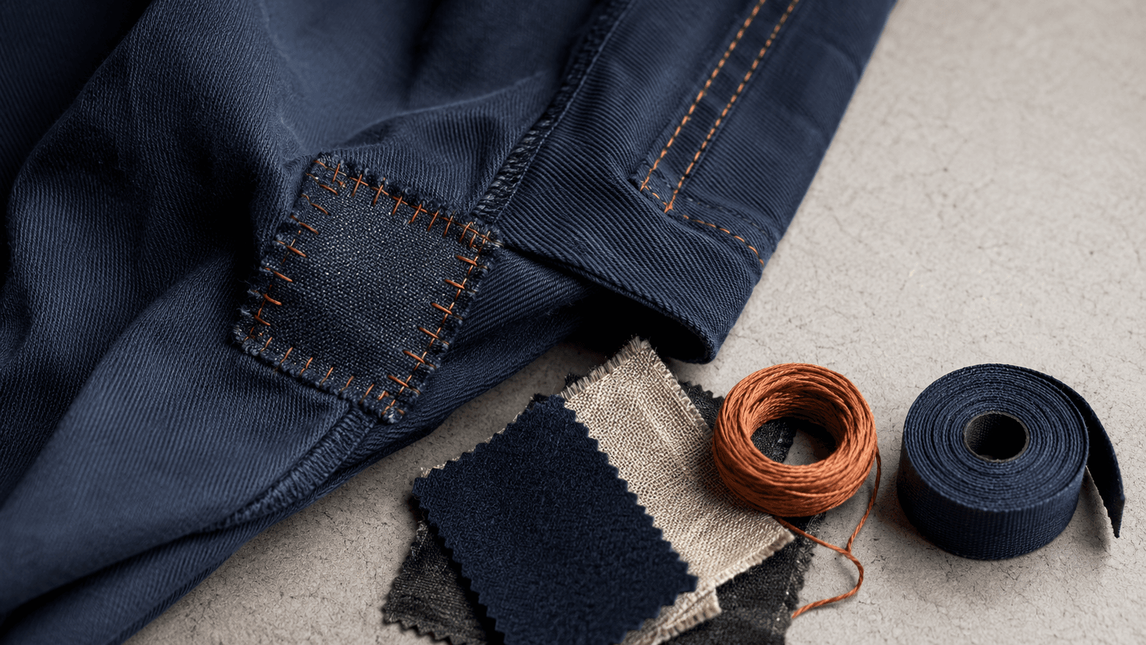 Editorial illustration for Textile low-carbon policy response: durability, repair, and laundering belong in workwear environmental information; it does not depict the source organization, event, or project.